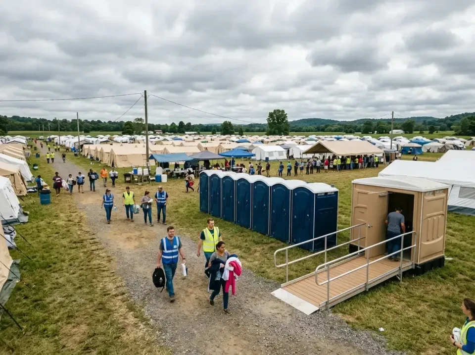 disaster-relief-camp-restrooms-010 — frequently asked questions, Dumpster & Portable Bathrooms Rental in Berryville, AR